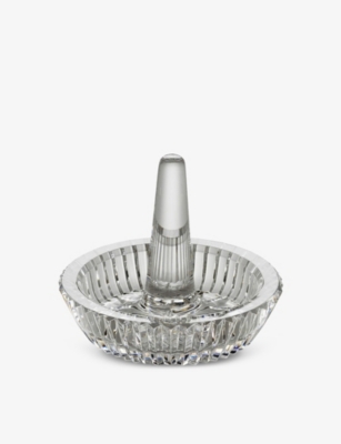WATERFORD: Round crystal ring holder 6.6cm