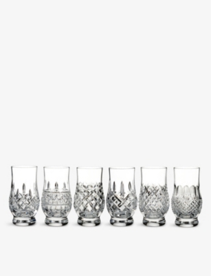 Waterford Connoisseur Heritage Footed Tasting Tumblers Set Of 6