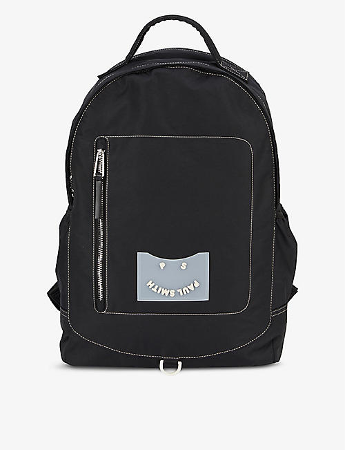 PAUL SMITH ACCESSORIES: Smiling-face shell backpack