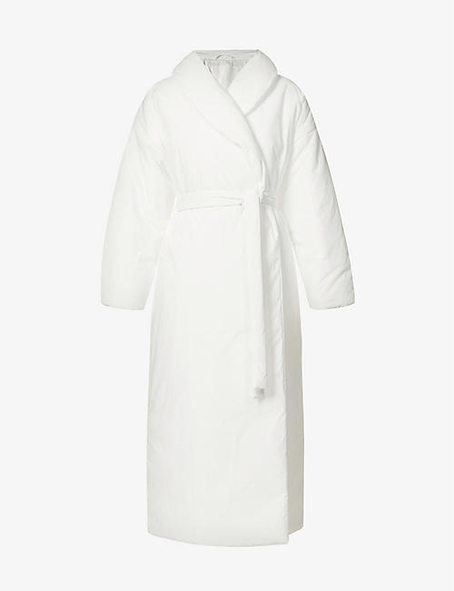 SKIMS: Duvet tie-belt cotton robe