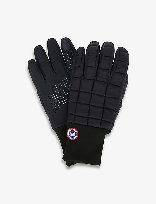 CANADA GOOSE: Northern quilted shell-down glove liners