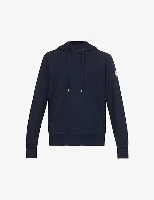 CANADA GOOSE: Huron relaxed-fit cotton-jersey hoody