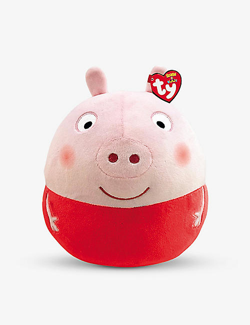 TY：Peppa Pig Squish-a-Boo 柔软玩具 25 厘米