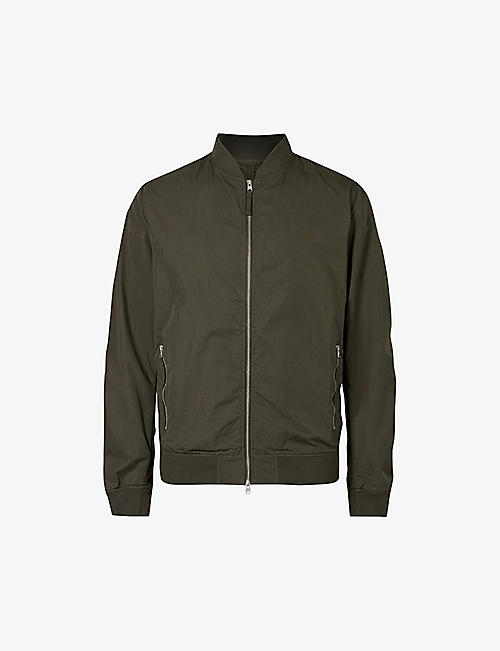 ALLSAINTS: Bassett cotton-blend bomber jacket