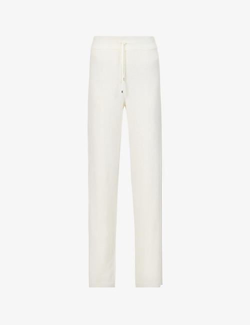 JUICY COUTURE: Relaxed high-rise knitted jogging bottoms
