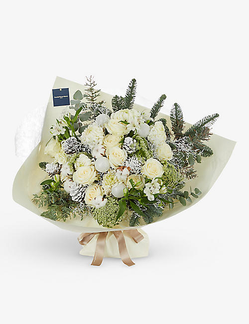 AOYAMA FLOWER MARKET: White Christmas large bouquet