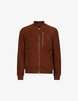 All saints kemble hot sale suede bomber