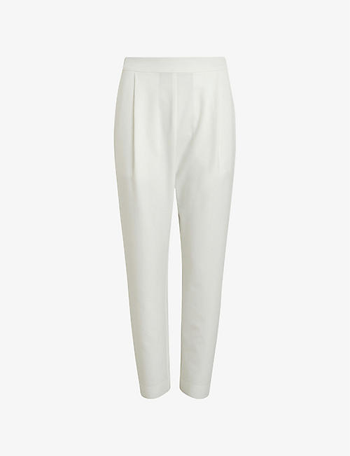 ALLSAINTS: Aleida tapered mid-rise woven trousers