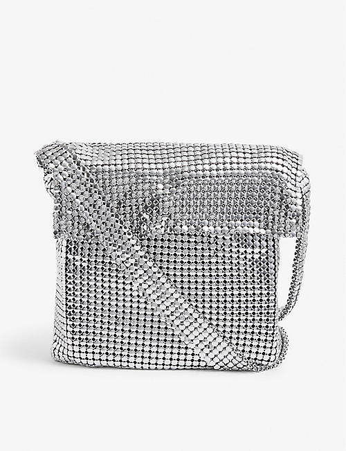 PACO RABANNE: Pixel Mess chainmail shoulder bag