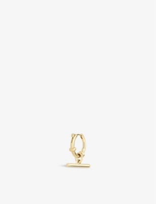 Maria Black Escape 22ct Yellow Gold-plated Sterling Silver Single Huggie Earring In Gold Hp