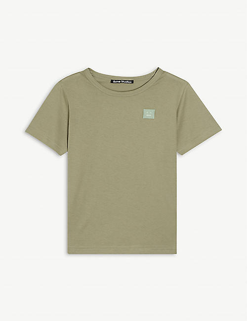 ACNE STUDIOS: Nash logo-embroidered cotton-jersey T-shirt 3-10 years