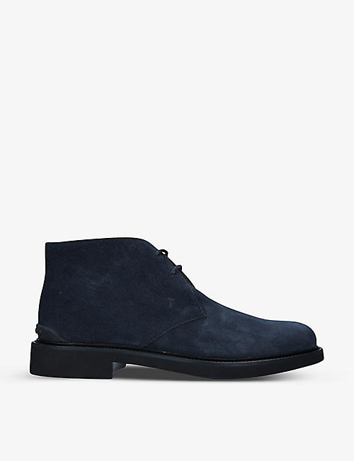 TODS: 06H lace-up suede chukka boots
