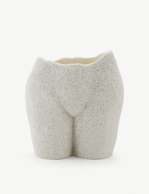 ANISSA KERMICHE: Anissa Kermiche Popotin Pot ceramic vase 12.5cm