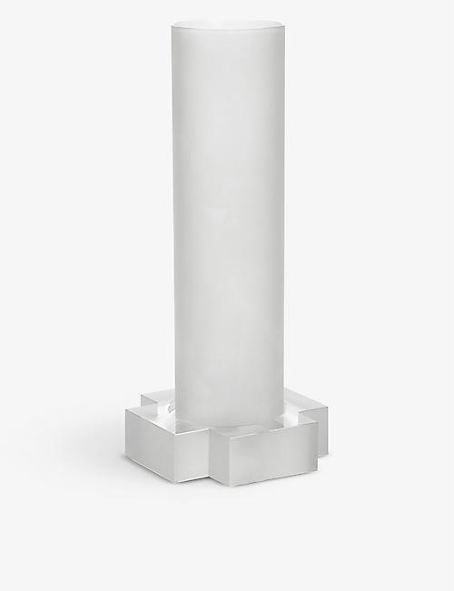 SERAX: Ann Demeulemeester Fall crystal-glass candle holder 41.5cm