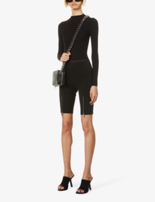 COMMANDO: Ballet mock-neck stretch-jersey body