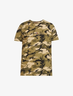 Tommy hilfiger camouflage store shirt