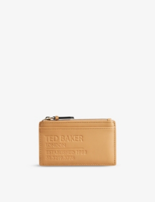 TED BAKER: Darcena brand-debossed leather purse