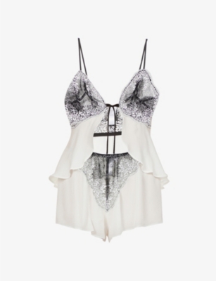 Maison Lace-Trimmed Playsuit | www.myglobaltax.com