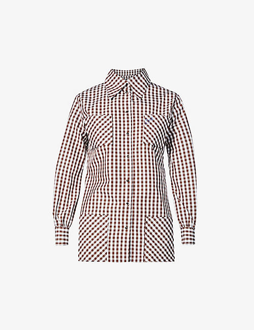 ERL: Uni gingham cotton shirt