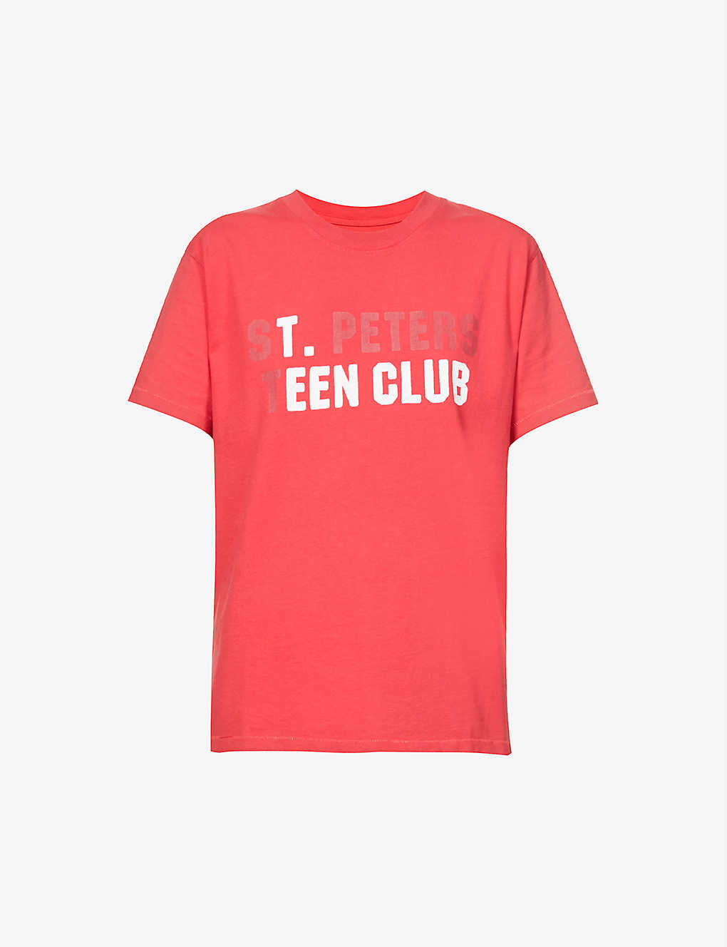 Teen Club text-print cotton-jersey T-shirt Selfridges & Co Girls Clothing T-shirts Short Sleeved T-Shirts 