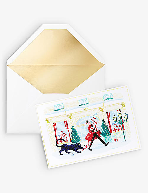 CARTIER: Diabolo de Cartier Christmas cards pack of 10