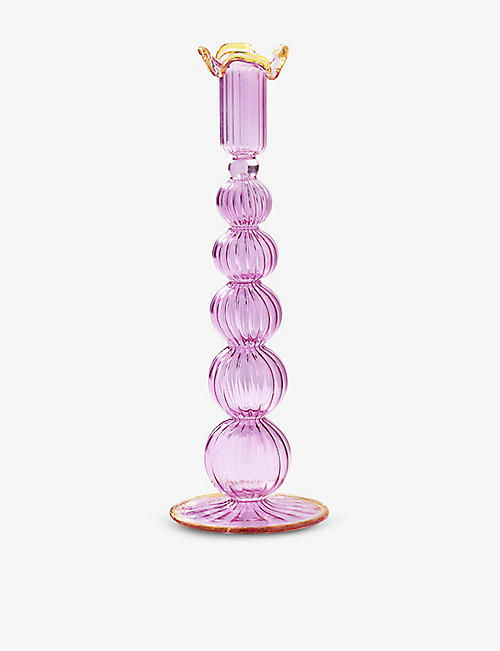 ANNA + NINA：管型玻璃烛台 30 厘米