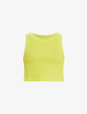 ALLSAINTS: Rina cropped woven top