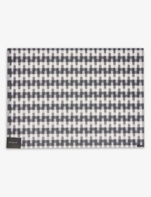 Chilewich Tuxedo Graphic-print Woven Placemat 36cm X 48cm