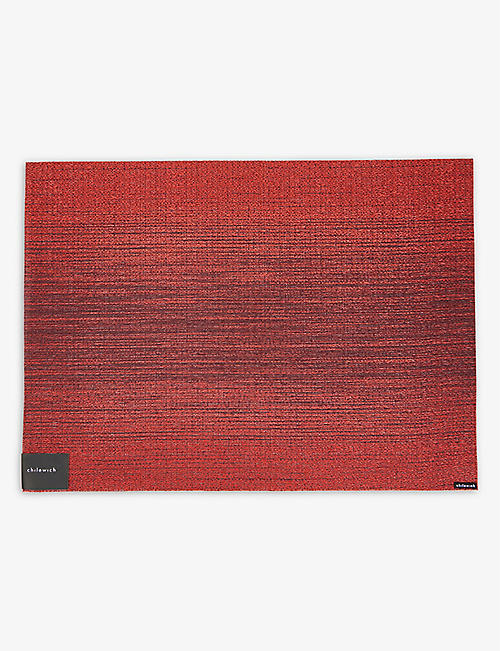 CHILEWICH: Ruby graphic-print woven placemat 36cm x 48cm
