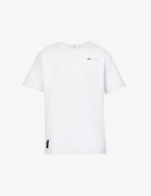 MCQ: Logo-print crewneck cotton-jersey T-shirt