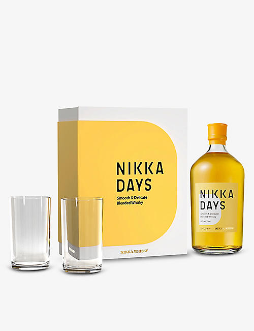 NIKKA: Nikka Days blended whisky 700ml and glass set