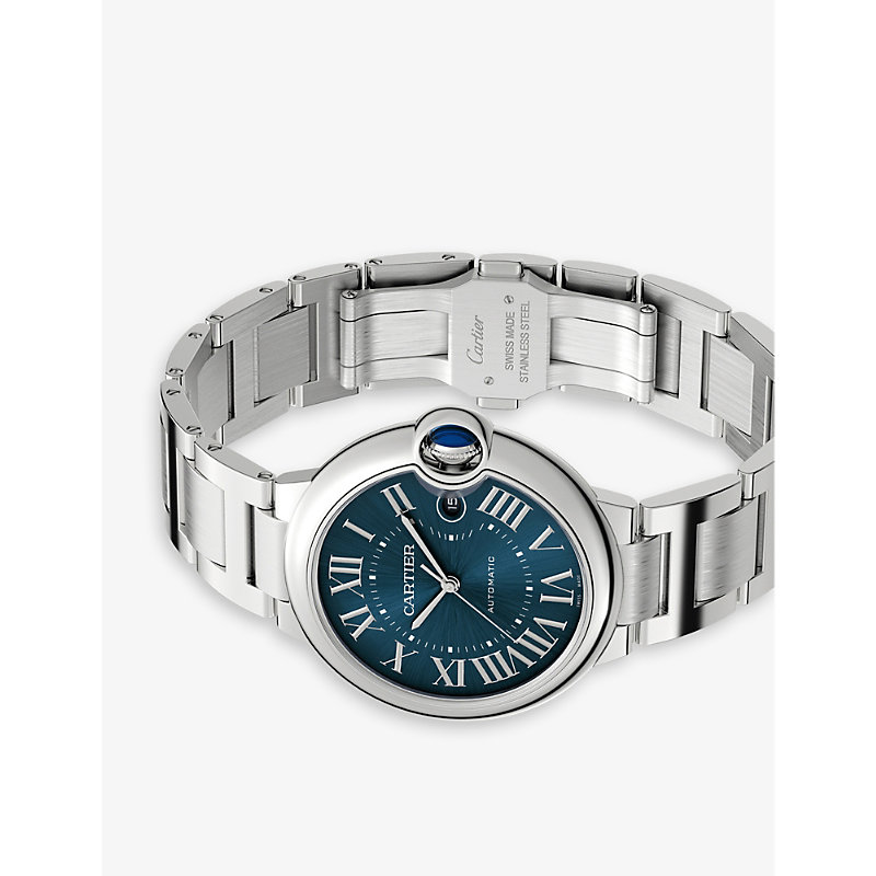 Shop Cartier Womens Steel Crwsbb0061 Ballon Bleu De Stainless-steel Automatic Watch