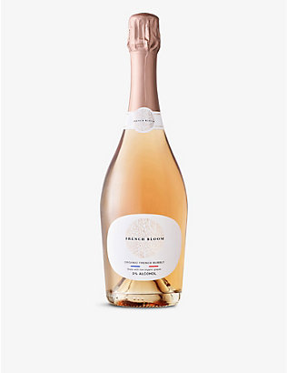 LOW & NO ALCOHOL: French Bloom Le Rosé organic French bubbly 750ml