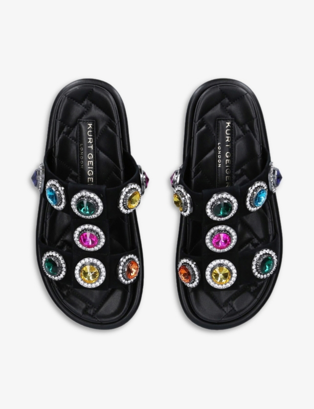 Orson crystal-embellished suede sandals