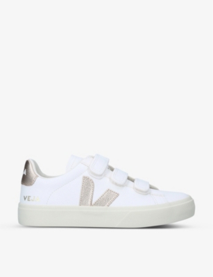 VEJA: Women's Recife logo-print leather trainers