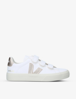 Veja Women's Recife Logo-print Leather Trainers In White/oth