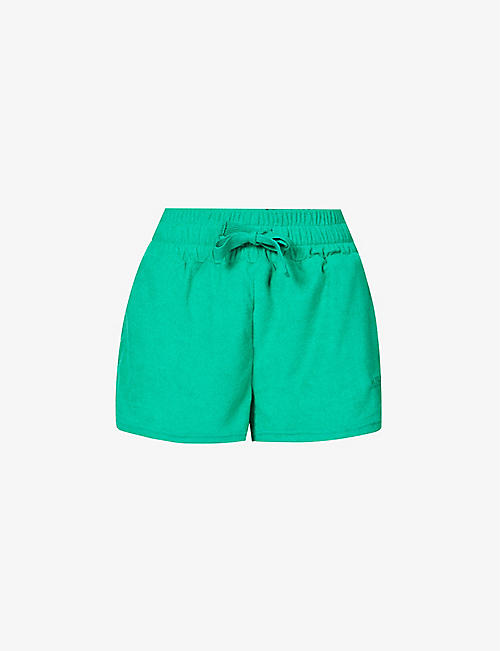 MYRA SWIM: Rocco mid-rise woven shorts
