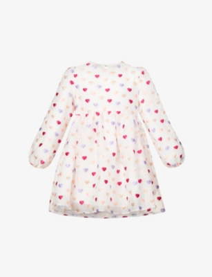 SISTER JANE - Irina heart-print woven mini dress | Selfridges.com