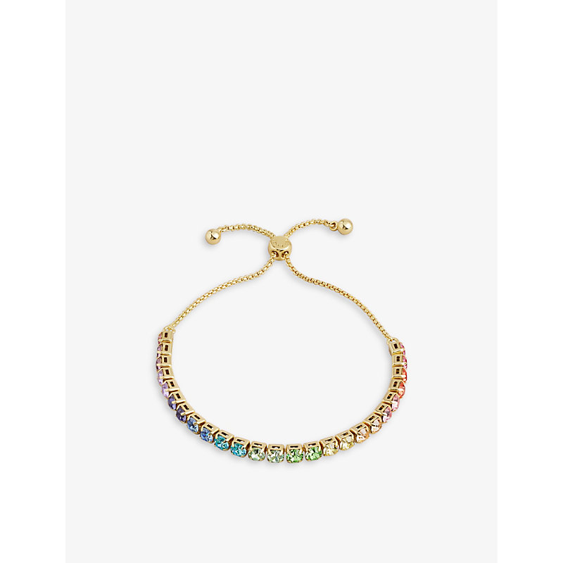 Ted Baker Melrah Gold-toned Brass And Crystal Bracelet In Assorted
