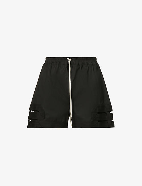 RICK OWENS: Spartan relaxed-fit stretch-cotton shorts