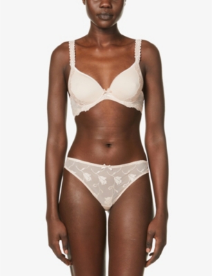 Aubade Rosessence T-shirt Bra In Golden Beige