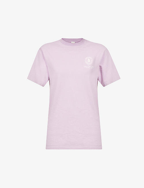 SPORTY & RICH: Sporty & Rich x Sunset Tower Health Club cotton T-shirt