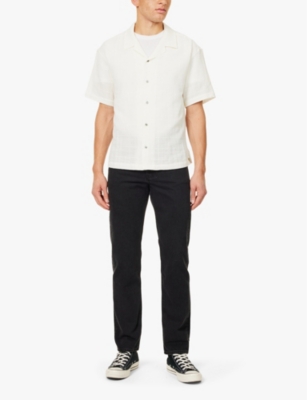 FRAME: L’Homme slim-fit slim-leg cotton-blend denim jeans
