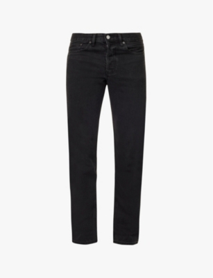 FRAME: L’Homme slim-fit slim-leg cotton-blend denim jeans