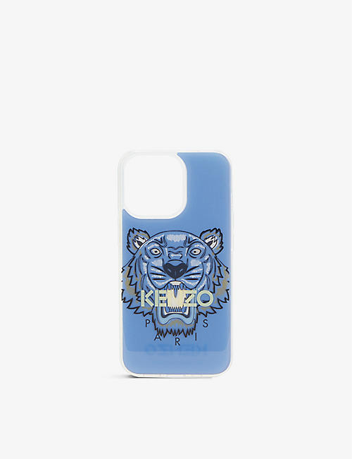 KENZO: Tiger brand-print plastic Iphone 13 case