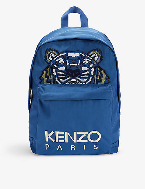 KENZO: Kampus tiger-embroidered nylon backpack