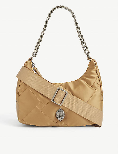 KURT GEIGER LONDON: Quilted recycled nylon cross-body bag