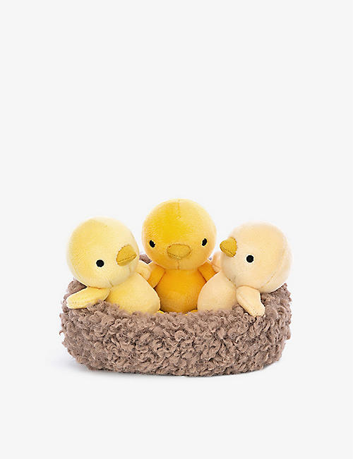 JELLYCAT：East Nesting Chickies柔和玩具13厘米