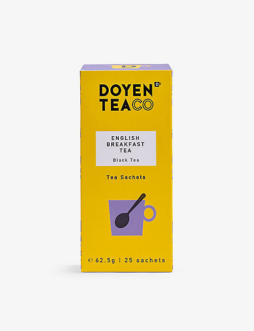 DOYEN TEA CO: Doyen Tea Co. English Breakfast teabags box of 25 62.5g