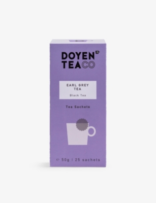 DOYEN TEA CO: Doyen Tea Co. Earl Grey teabags box of 25 50g